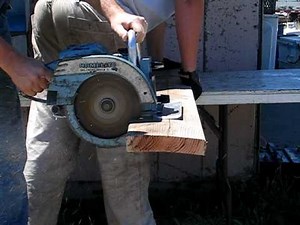 Homelite xl-100 gas powered circular saw