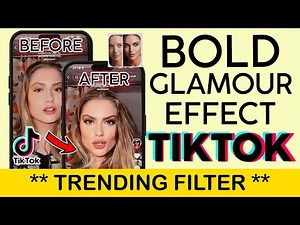 How to Find Bold Glamour Effect on Tiktok | How to Use Bold Glamour Filter on Tiktok (2023)