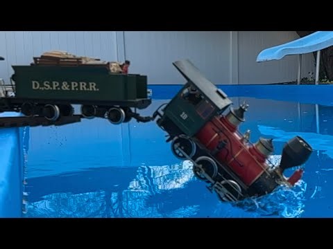 Steam Train Loaded With Passengers Crashes Into A Pool