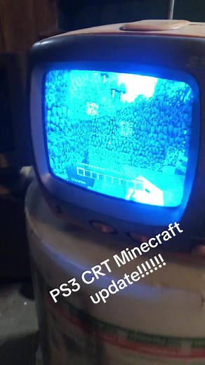 Minecraft en CRT: ¡Nostalgia en PS3!