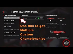 AMS2 Custom Championships - There can be more than one!