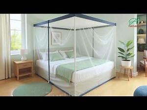"Install Turtlegrip Mosquito Net for Bed with Stand in Minutes – DIY Guide"
