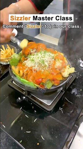 🔥 Learn Restaurant Style Sizzler at home | Vegetarian Sizzler Recipe | Chinese Sizzler #sizzler