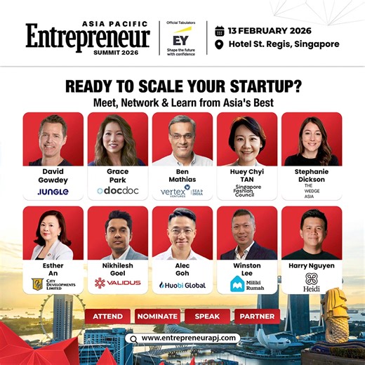 The Entrepreneur Asia Summit 2026 is more than just a ceremony; it's a masterclass in modern leadership. Join us at The St. Regis this February to: ⁍ Gain Actionable Insights: Learn from the visionaries currently disrupting the APAC business landscape. ⁍ Future-Proof Your Strategy: Explore the latest trends in innovation and regional growth. ⁍ High-Level Networking: Connect with a curated community of founders, investors, and industry leaders. Don’t miss this opportunity to sharpen your competit