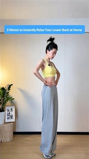 Do These 3 Simple Moves Daily to Relax Your Lower Back, Hips and Legs at Home