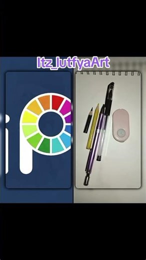 Ibis paint Vs Drawing in the sketchbook ⋆. ୨୧˚⋆ ⋆. 𐙚 ˚