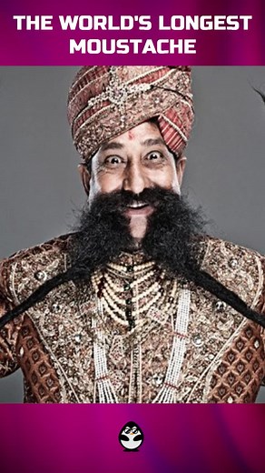 The World's Longest Mustache #mustache #guinnessworldrecords #longest #realpenguinofficial #realpenguin #foryou