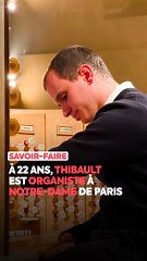 À seulement 22 ans, Thibault est organiste à Notre-Dame de Paris. Un métier hors du commun dans...