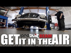 Going UP! Let's get this Classic Volkswagen up in the air! | Airkewld PRObuilt Beam Installation