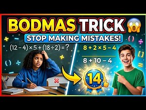 BODMAS Rule Explained in 2 Minutes 🔥 | Solve Any Math Problem Easily