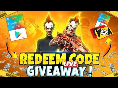 Free fire redeem code giveaway live join the room 