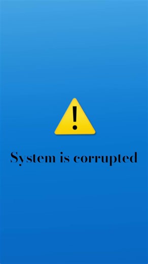 System is corrupted #linux￼