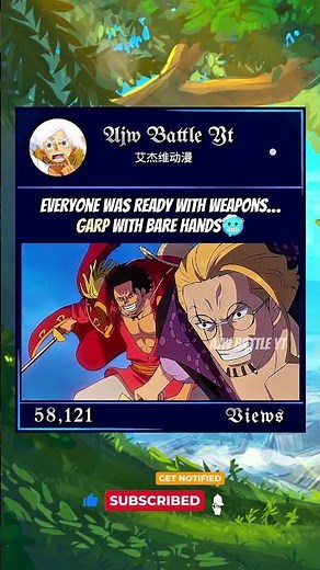 Everyone Was Ready with Weapons… Garp with Bare Hands🥶 #onepiece #garp