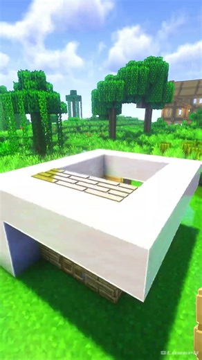 Minecraft:Modern House | Gracium House Tutorial🏡 #youtubeshorts #minecraft #shortvideo #trending