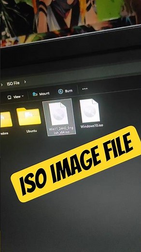 ISO Image File🔥| Day-0843| Windows Tips #techreels #reel #short #windows11tips #windows11