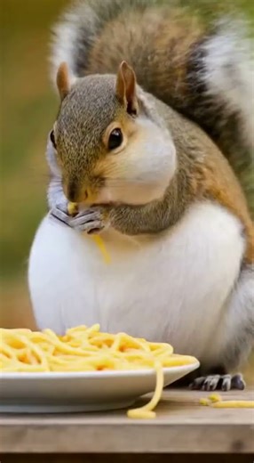 squirrel Burst Due To Over Eating