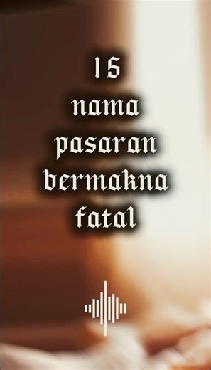 nama nama yang keliru