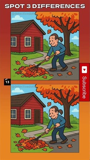 🕵️‍♀️ Spot 3 Differences Challenge! – 382 🔍 #ponytail