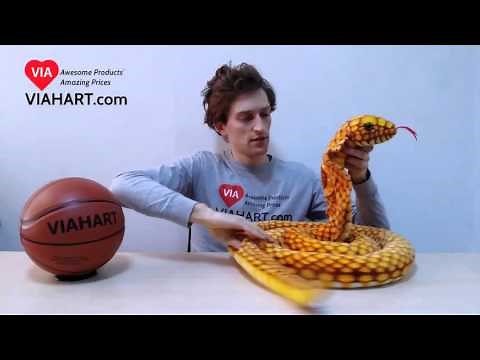 VIAHART 9 Foot Long Snake Stuffed Animal Plush | Qamra the Queen Cobra | Video Review