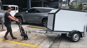 Do you own a heavy trailer? Our XL-Pro unit can tow up to 12,000 lbs of trailer weight. This unit is all powered by a DEWALT 60 volt drill! We also have like new refurbished XL-Pro units for sale. Check them out! #MoveForward #ItsTimeToMove #TrailerValet #XLPro https://trailervalet.com/shop/trailer-valet-xl-pro-refurbished/ | Trailer Valet