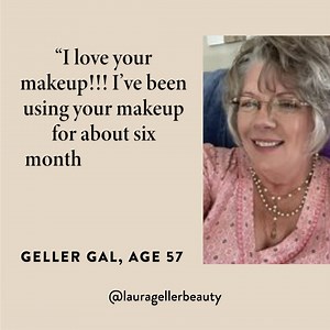 1.8K views · 35 reactions | These reviews make us so happy! What's your favorite LG makeup product? Tell us in the comments. #laurageller #lauragellerbeauty #bakedmakeup #bakedfoundation #maturemakeup #matureskin | Laura Geller Beauty | Facebook