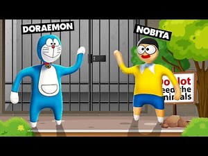 DORAEMON And NOBITA In Jungle In HFF !!