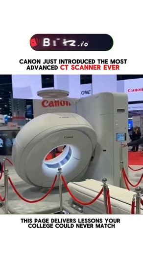 Great minds🧠 on Instagram: "Canon has once again pushed the boundaries of innovation with its latest CT scanner—an advancement that signals a new era for medical imaging. Designed with cutting-edge engineering and smarter imaging technology, this breakthrough aims to support healthcare professionals with clearer visuals, faster workflows, and improved diagnostic confidence. In a world where every second matters, Canon’s new system focuses on precision, efficiency, and patient-centered care. Wha