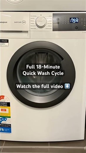 Westinghouse EasyCare 300 Quick Wash 🧺