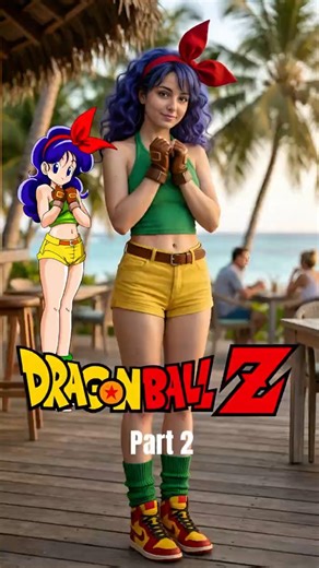 Dragon Ball Z in Real Life! 💖💥 Gohan, Bulma & More AI Transformation! 🍬🥋 #ai #dragonball