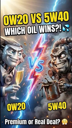 0W20 vs 5W40 - Thin Boy or Thick Beast? 😂💦
