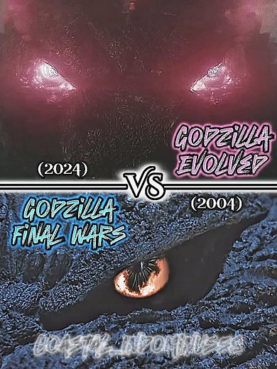 Evolved Godzilla vs Godzilla Final Wars #vsedit #godzilla #finalwars #toho