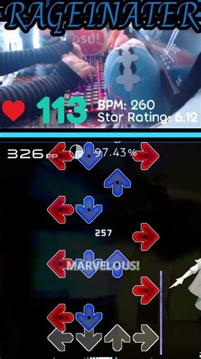 GIVE ME SOMETHING TO BREAK!!! #osu #femboy #osumania #fyp #vsrg #fnf #godmode #pride #gaming #break