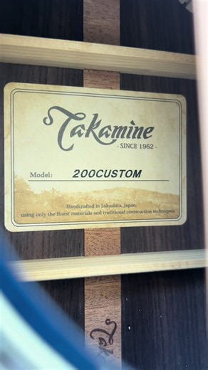 who wants it? #takamine #takaminecustom #guitartok #takamineguitar | takamine custom 200