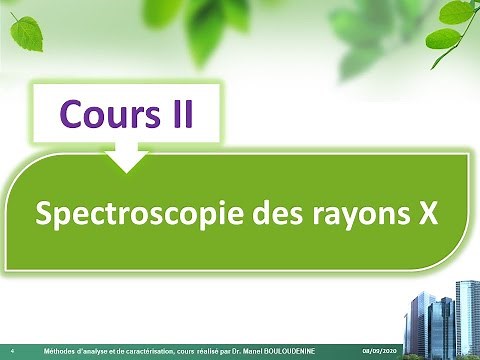 Cours II : Spectroscopie des rayons X