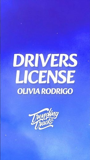Olivia Rodrigo - drivers license (Clean - Lyrics)