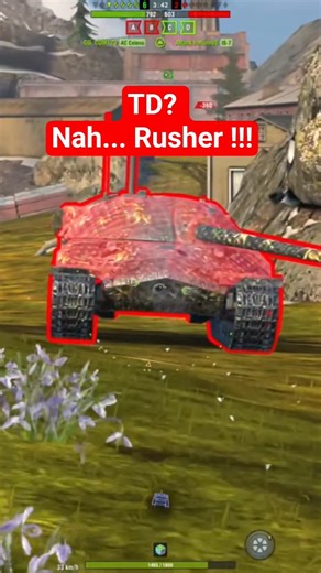 🔥 Obj 268 – Door se kyun? Seedha finish karo 😎 | Aggressive TD Gameplay #wotb #wotblitz