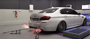 Video: 785 HP BMW M5 Turns Into Flamethrower on Dyno