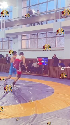 Wrestling Match Highlights: Blue vs Red Singlet Showdown