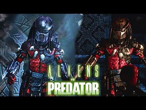 Alien Vs. Predator (2010) - The Nomad Predator Mod in All Story Cutscenes