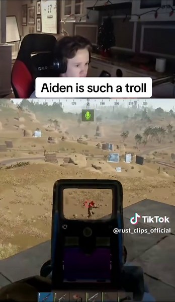 Rust clips on TikTok