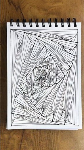 DAY:-24 Zentangle Art for beginners/ Illusion art#zentangleart #illusionart #shorts #3dart #art