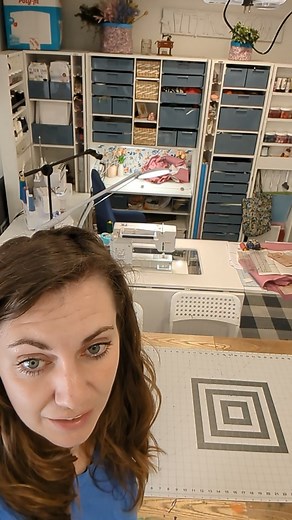 1.7K views · 55 reactions | Here's a tour of my sewing room! https://www.heatherhandmade.com/sewing-room-dreambox-sew-station/ | Heather Handmade | Facebook