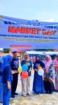 Kegiatan Market Day "Makanan Sehat Bergizi" Kokurikuler-PBP Semester Ganjil Kelas 9 TA. 2025/2026.