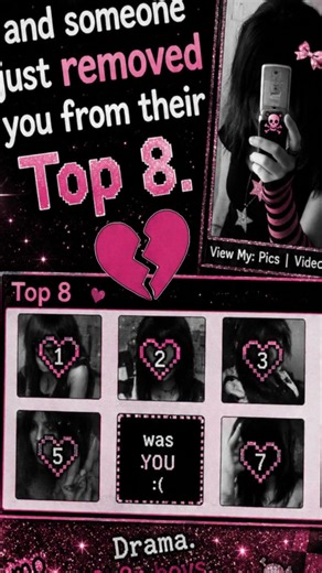 It's 2007... and someone just removed you from their Top 8 #memories #myspace #nostalgia