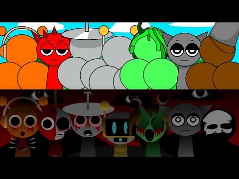 Phase Gyat Singing Together Sprunki Gyat, Retake, Scrunkly, Sprunked, Sprinkle, Pyramixed