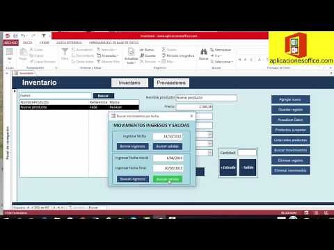 Inventario práctico avanzado registra entrada y salida de almacen y/o bodega (A2)