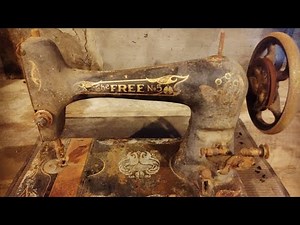 Restoring antique Free sewing machine part 1