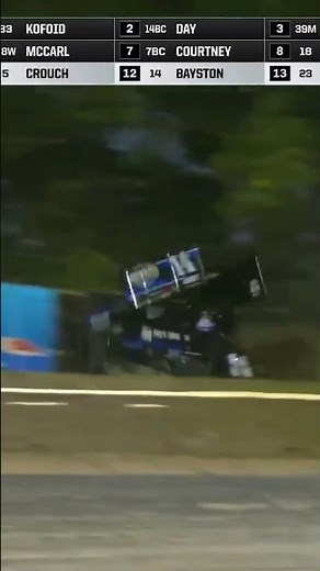 😳 Corey Day Flips Thru Billboard at Eagle Raceway (2025)