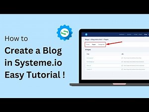 How To Create A Blog In Systeme-io For Free (Step By Step) !