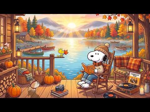 Snoopy’s Cozy September Coffee Jazz 🍁☕ Relaxing Jazz Music for Reading & Morning Peaceful Moments